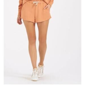 Vuori Sunnyside PullOn Cotton Shorts Size XS Drawstring Waist Apricot‎ Orange